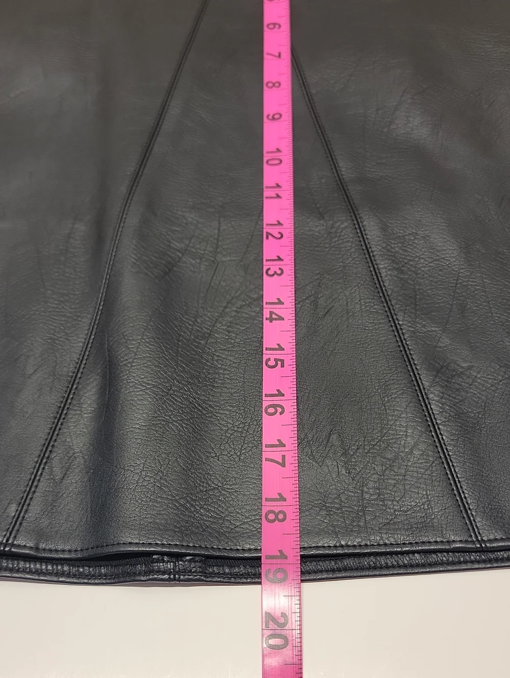 dip Black Faux Leather Mini Skirt With Pockets! Sz 10